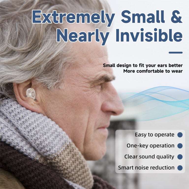 CIC Invisible Rechargeable Hearing Aid